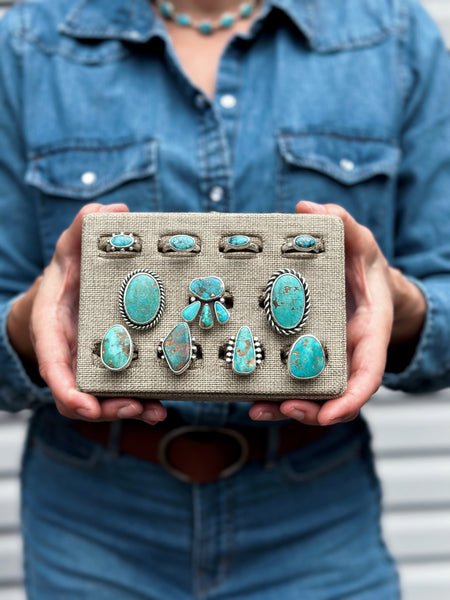 LASSO TURQUOISE RING  - NO. 2 - SIZE 7.75