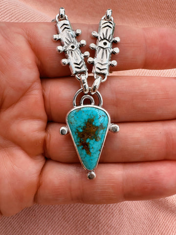 FORGET ME NOT TURQUOISE NECKLACE - NO. 5
