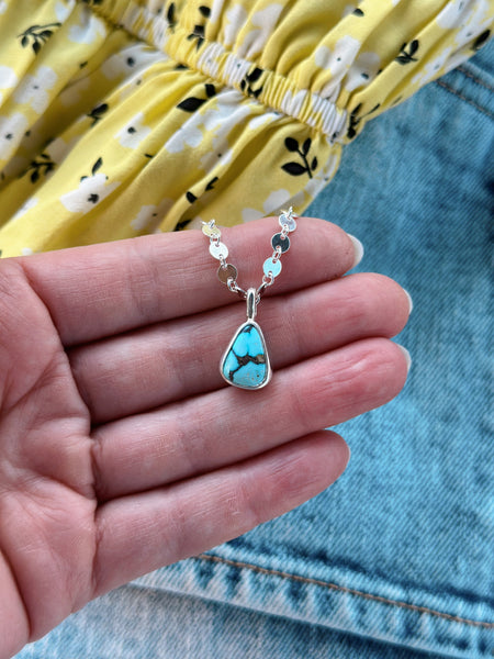 SIMPLE TURQUOISE PENDANT - NO. 1