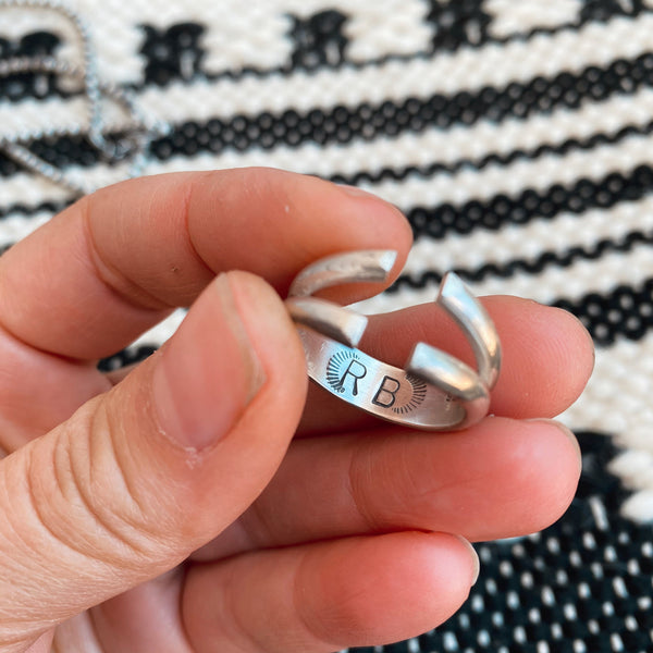 TRIPLE STONED RING - NO. 1 - FINISH TO SIZE