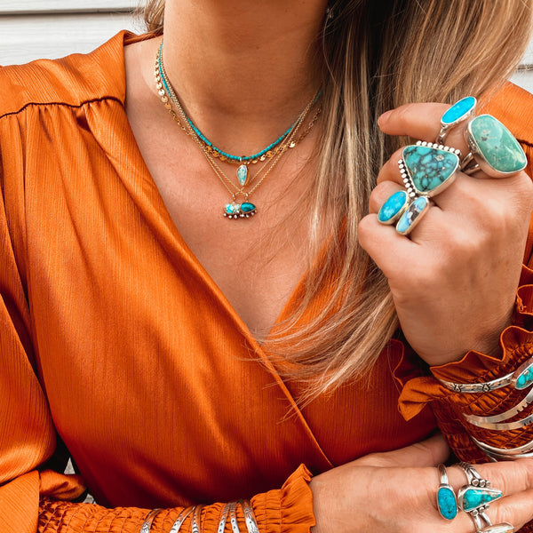 OJO OPAL GOLD PENDANT - NO. 1