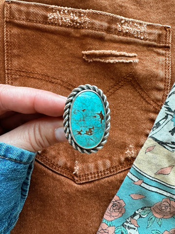 LASSO TURQUOISE RING  - NO. 1 - SIZE 8.5