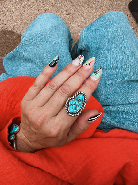 LASSO NUGGET RING - NO. 1 - SIZE 8.5