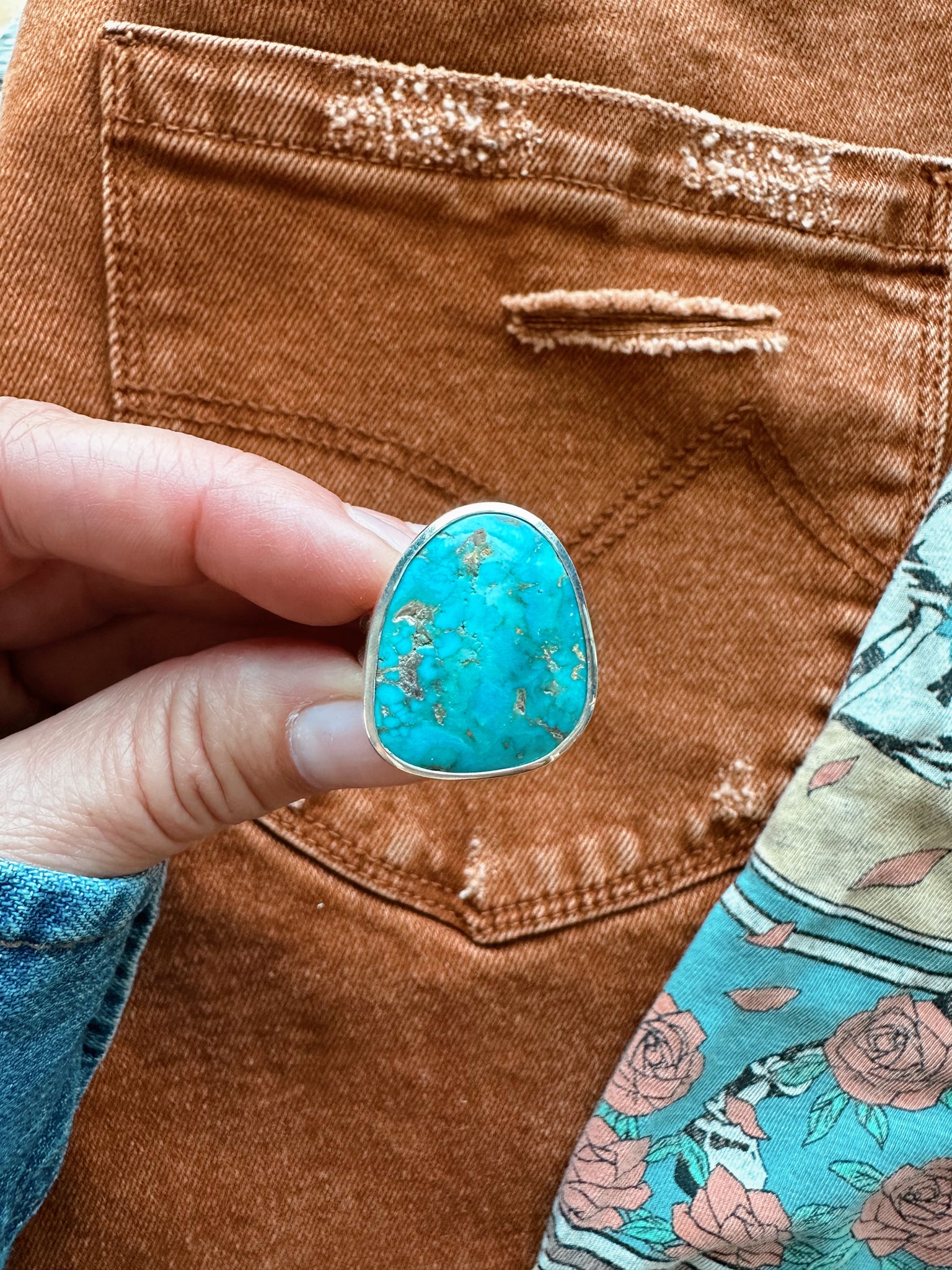 RED MTN TURQUOISE RING - SIZE 9.5
