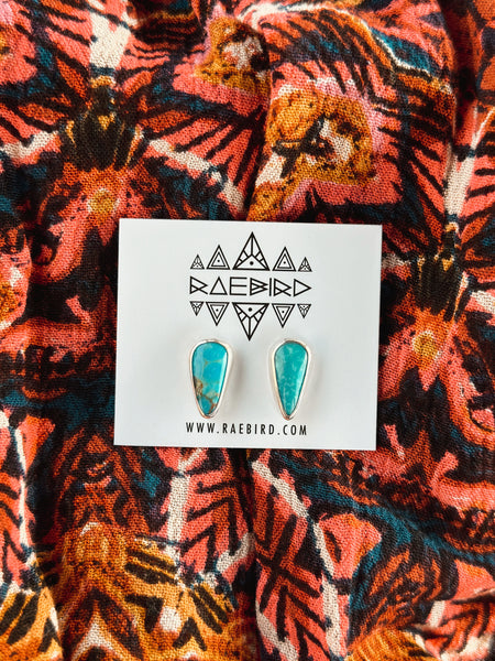 SIMPLE TURQUOISE STUDS - NO. 2