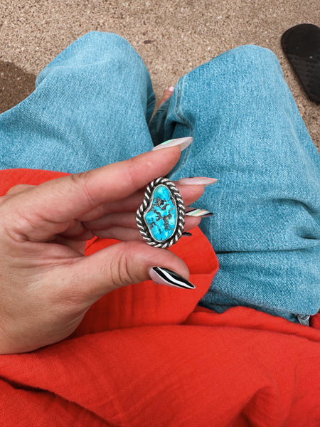 LASSO NUGGET RING - NO. 1 - SIZE 8.5