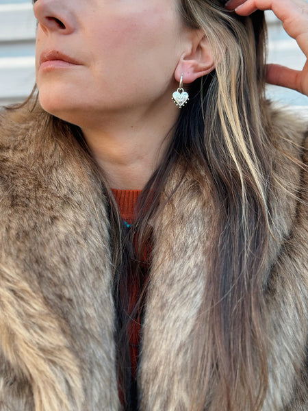 SILVER HEART HOOPS - NO. 1