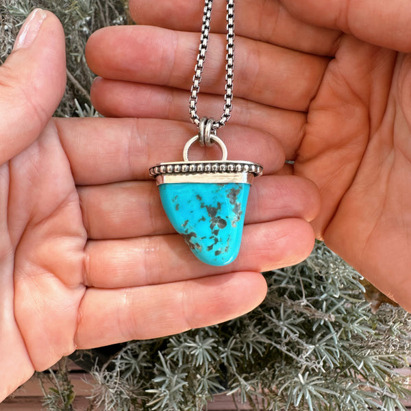 TURQUOISE NUGGET NECKLACE - NO. 1