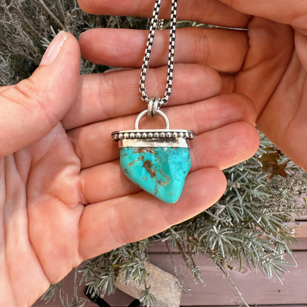 TURQUOISE NUGGET NECKLACE - NO. 5