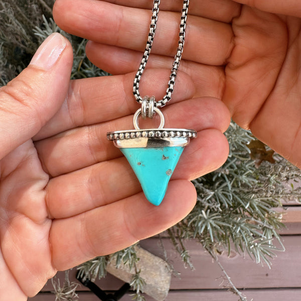 TURQUOISE NUGGET NECKLACE - NO. 7