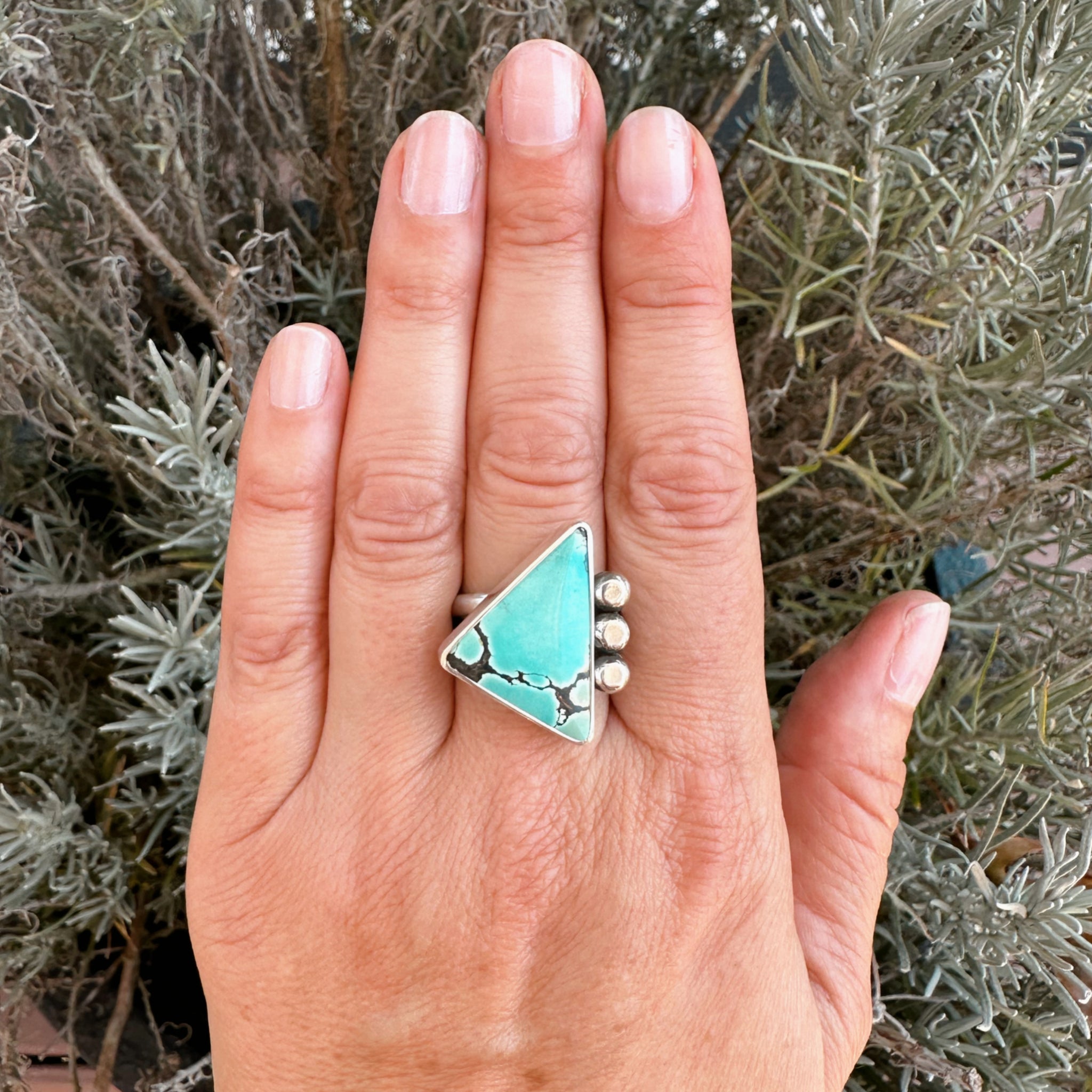 PYRAMID RING - NO. 2 - SIZE 8 1/4