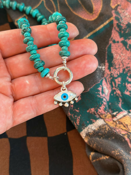 TURQUOISE CHARM NECKLACE - NO. 1
