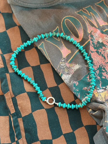 TURQUOISE CHARM NECKLACE - NO. 1