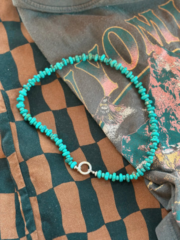 TURQUOISE CHARM NECKLACE - NO. 1