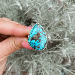 CHUNKY TURQUOISE RING - SIZE 8.5