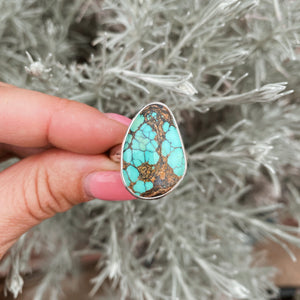 CHUNKY TURQUOISE RING - SIZE 8.75