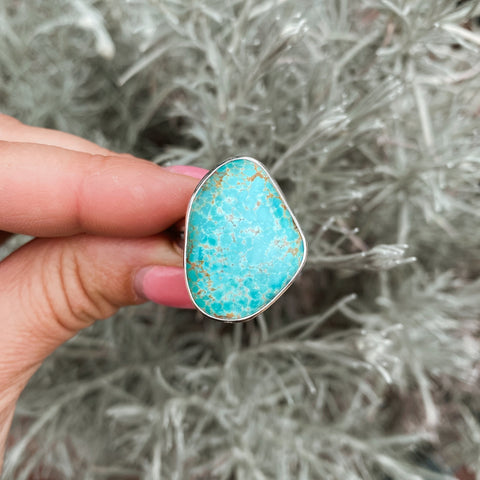 CHUNKY TURQUOISE RING - SIZE 9