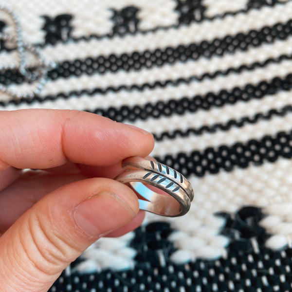 TRIPLE STONED RING - NO. 1 - FINISH TO SIZE