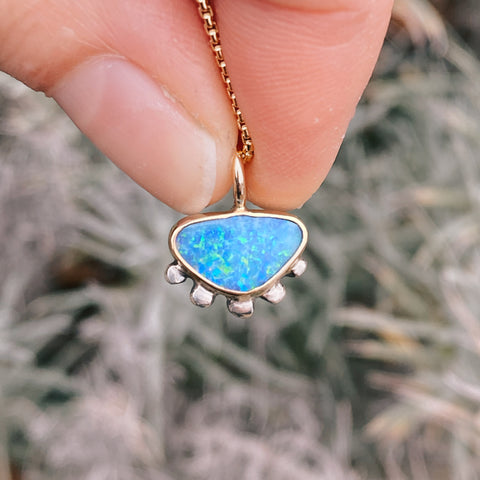 OJO OPAL GOLD PENDANT - NO. 5