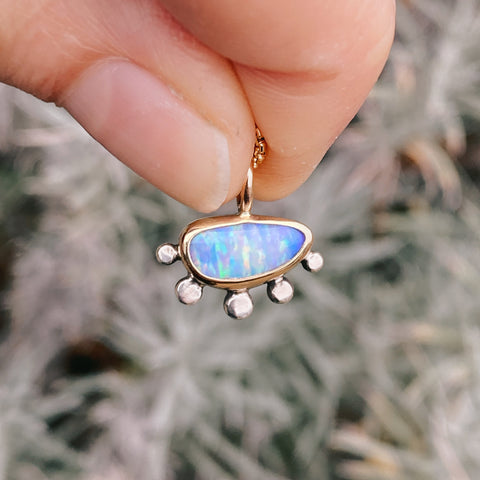 OJO OPAL GOLD PENDANT - NO. 2