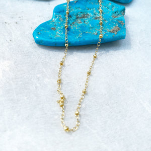 1.2MM GOLD BEAD CHAIN