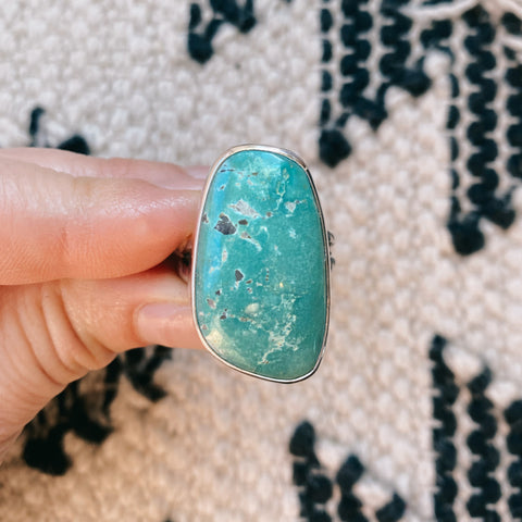 FOX TURQUOISE RING - SIZE 10