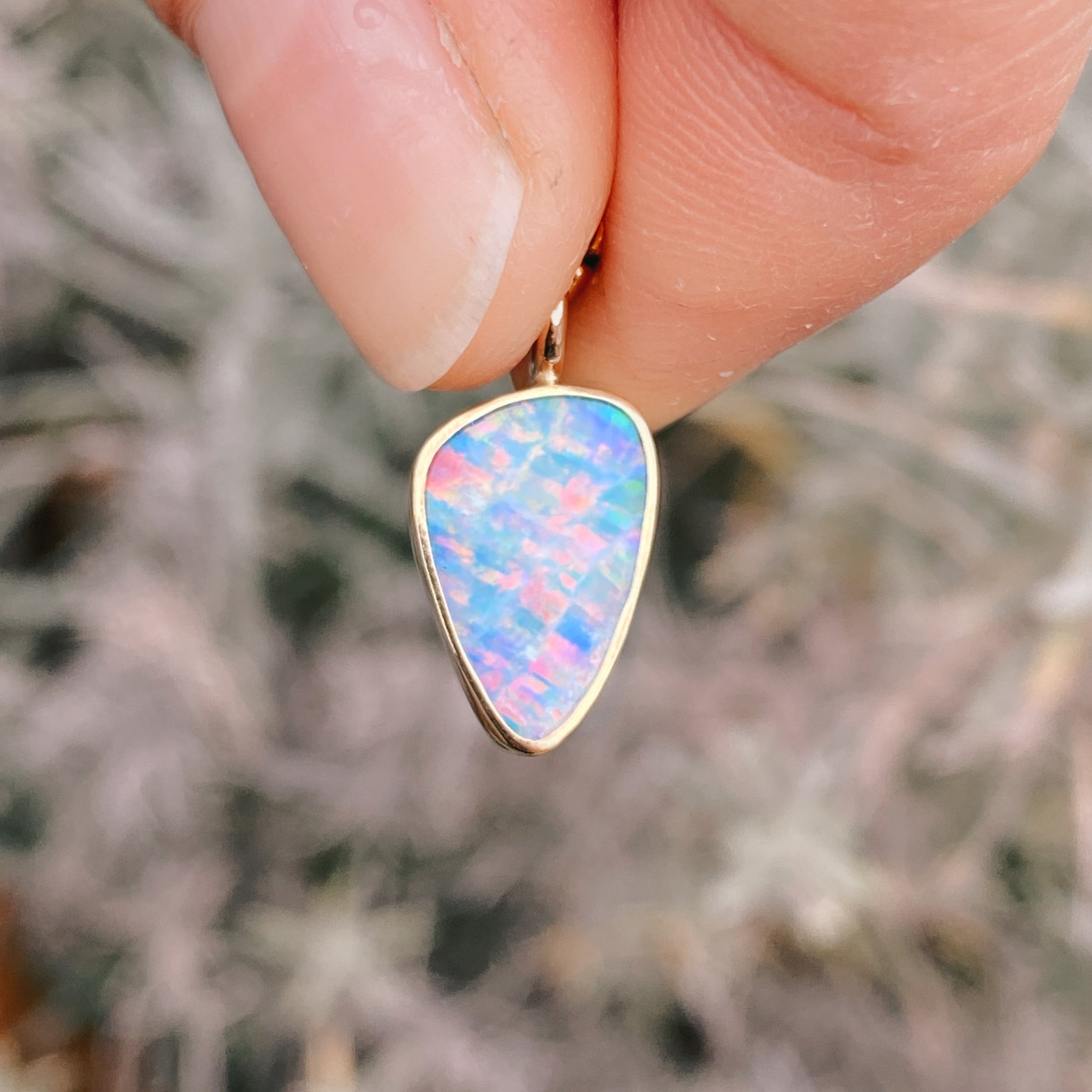 OPAL GOLD PENDANT - NO. 1