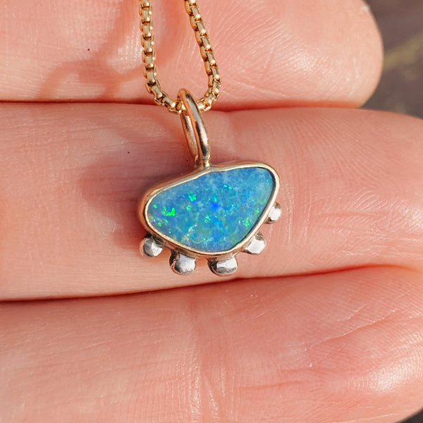 OJO OPAL GOLD PENDANT - NO. 5